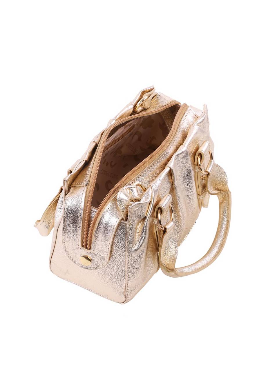 Bolsa Tote Drapeada - Ouro BSI-6391 - AU