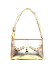 Bolsa Satchel com Costuras - Ouro BSI-6249 - AU