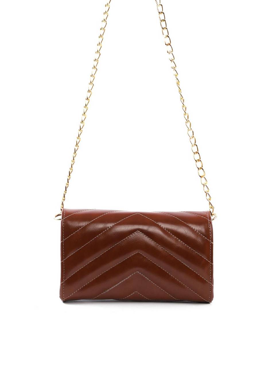Bolsa Clutch Transversal em Matelassê - Castor BSI-6424 - CS