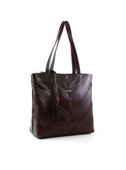 Bolsa Shopper Patchwork Barbicacho - Cacau BSI-6399 - CA
