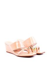 Tamanco Anabela com Enfeite no Dedo - Nude SDI-11959 - NU