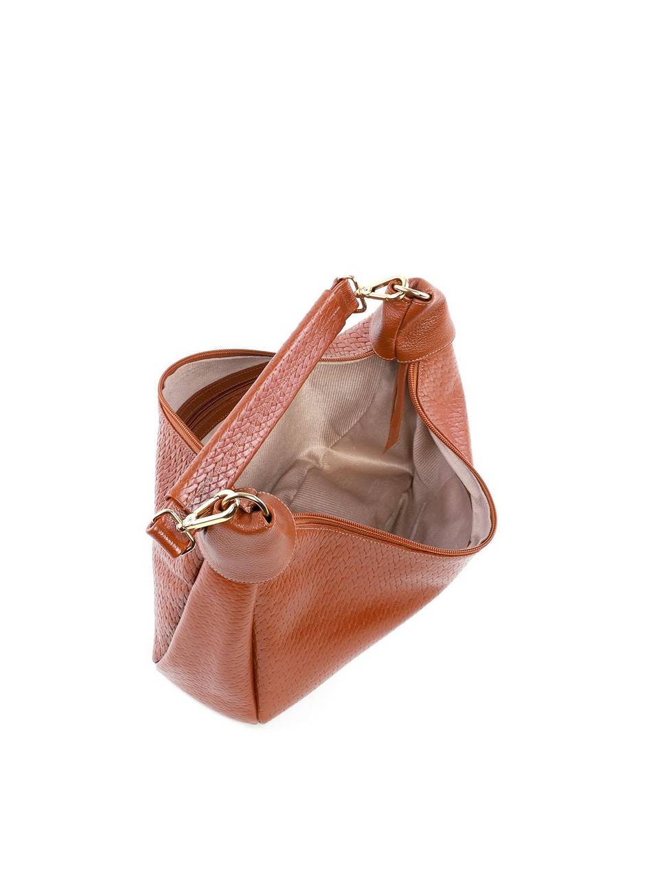 Bolsa Hobo Tressê - Castor BSI-6172 - CS