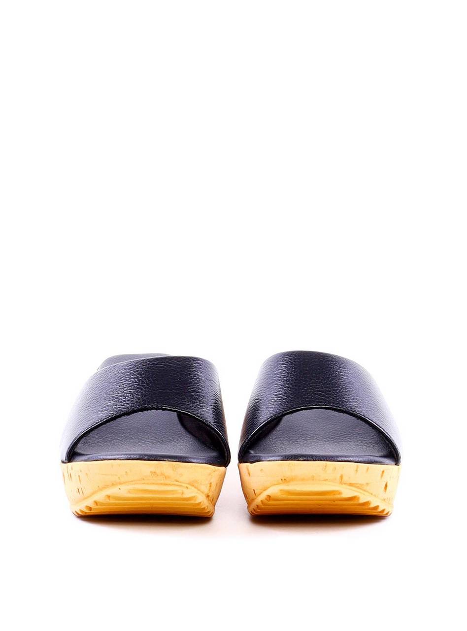 Tamanco Anabela com Tira Única - Preta SDI-11962 - PR