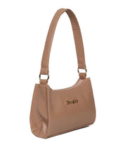 Bolsa Hobo Média Tiracolo Nude BSI-5751 - NU