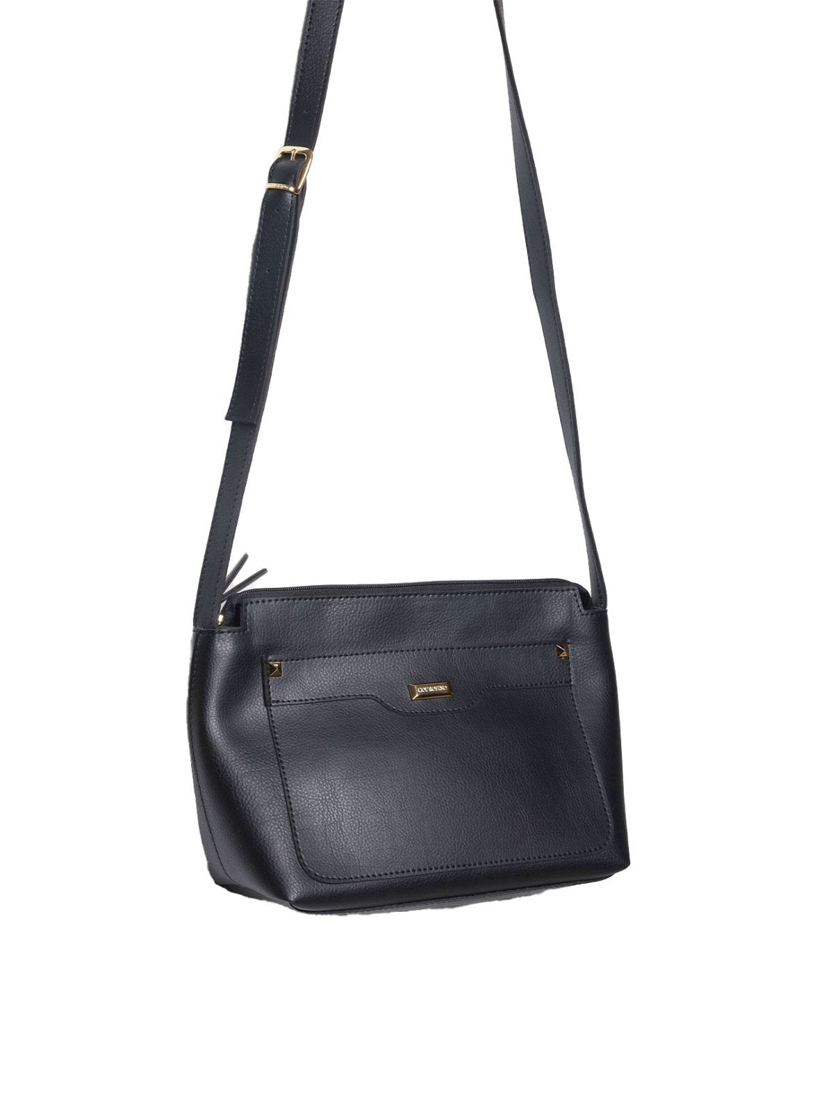 Bolsa Tote Média Transversal Preta BSI-5856 - PR