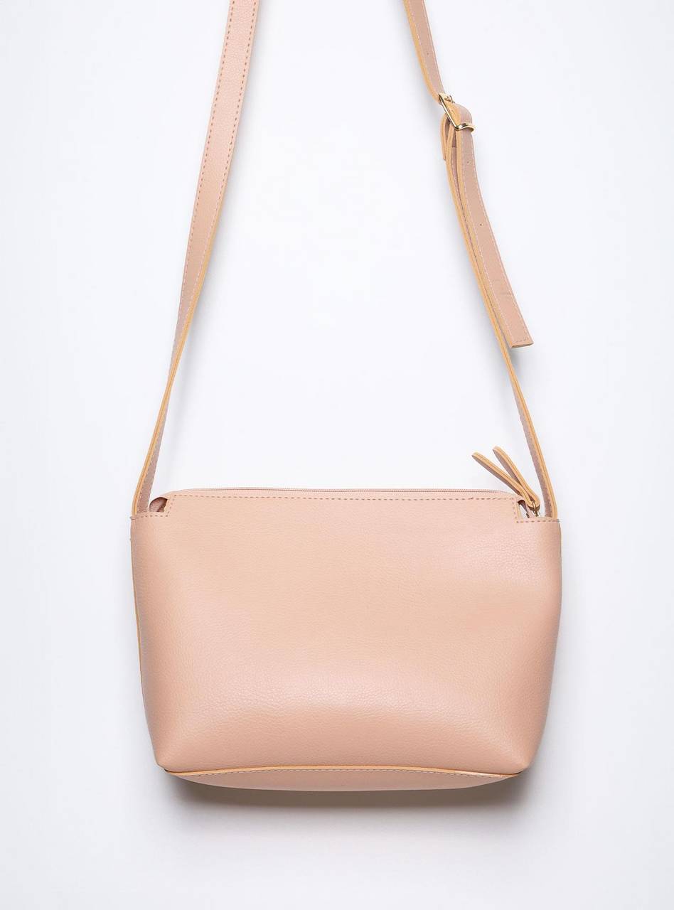 Bolsa Tote Média Transversal Nude BSI-5856 - NU