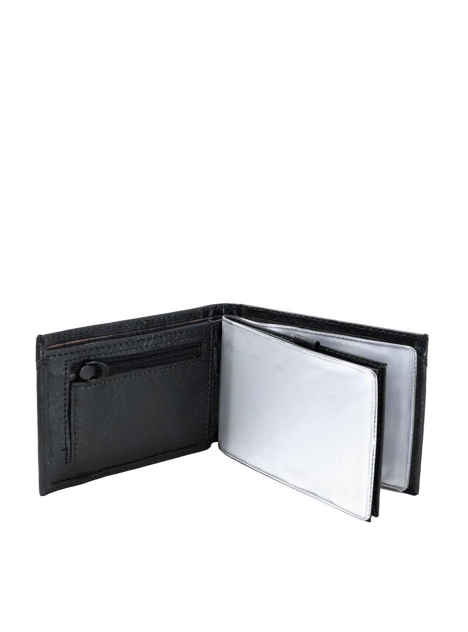 Carteira Masculina Clássica Couro Porta Cheque Preta CAI-130 - PR