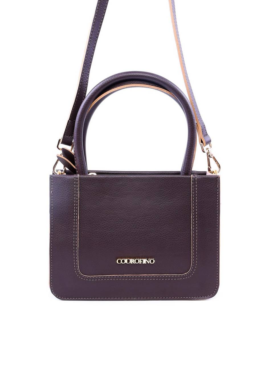 Bolsa Tiracolo Quadrada com Costuras Laterais - Castor BSI-6005 - CS