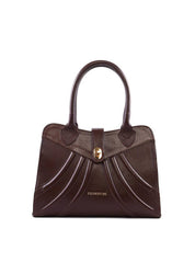 Bolsa Tote Detalhe Costura Frontal Alça Dupla - Cacau BSI-6379 - CA