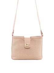 Bolsa Transversal Detalhe Tela Frontal - Nude BSI-6377 - NU