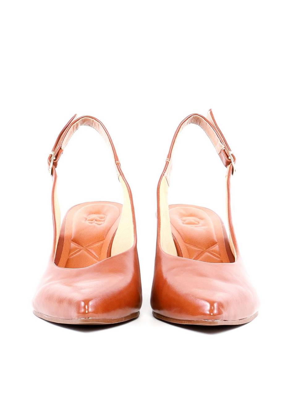 Scarpin Slingback Salto Bloco em Cortiça - Castor SDI-11878 - CS