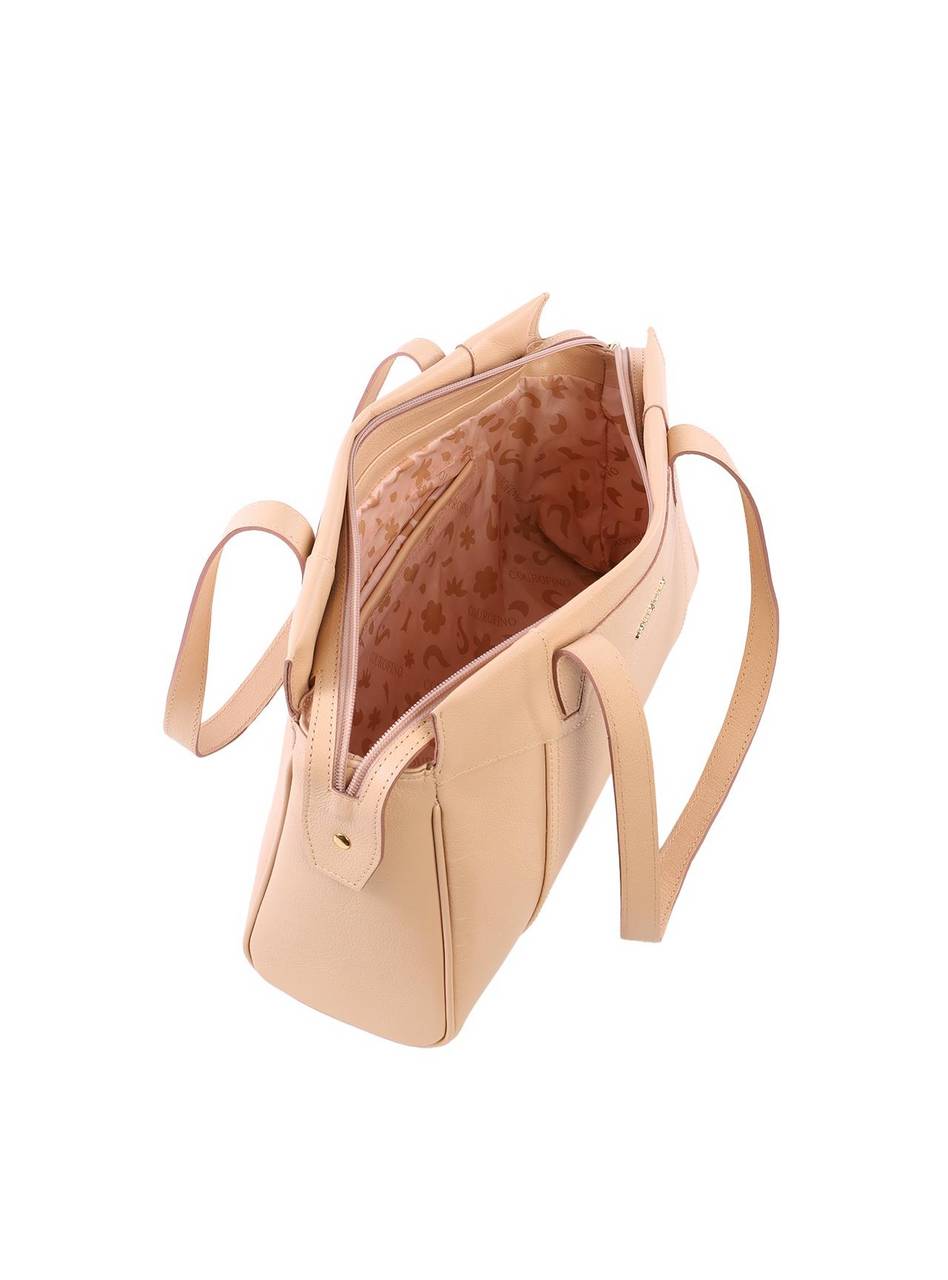 Bolsa Tote Média com Recortes - Nude BSI-6453 - NU