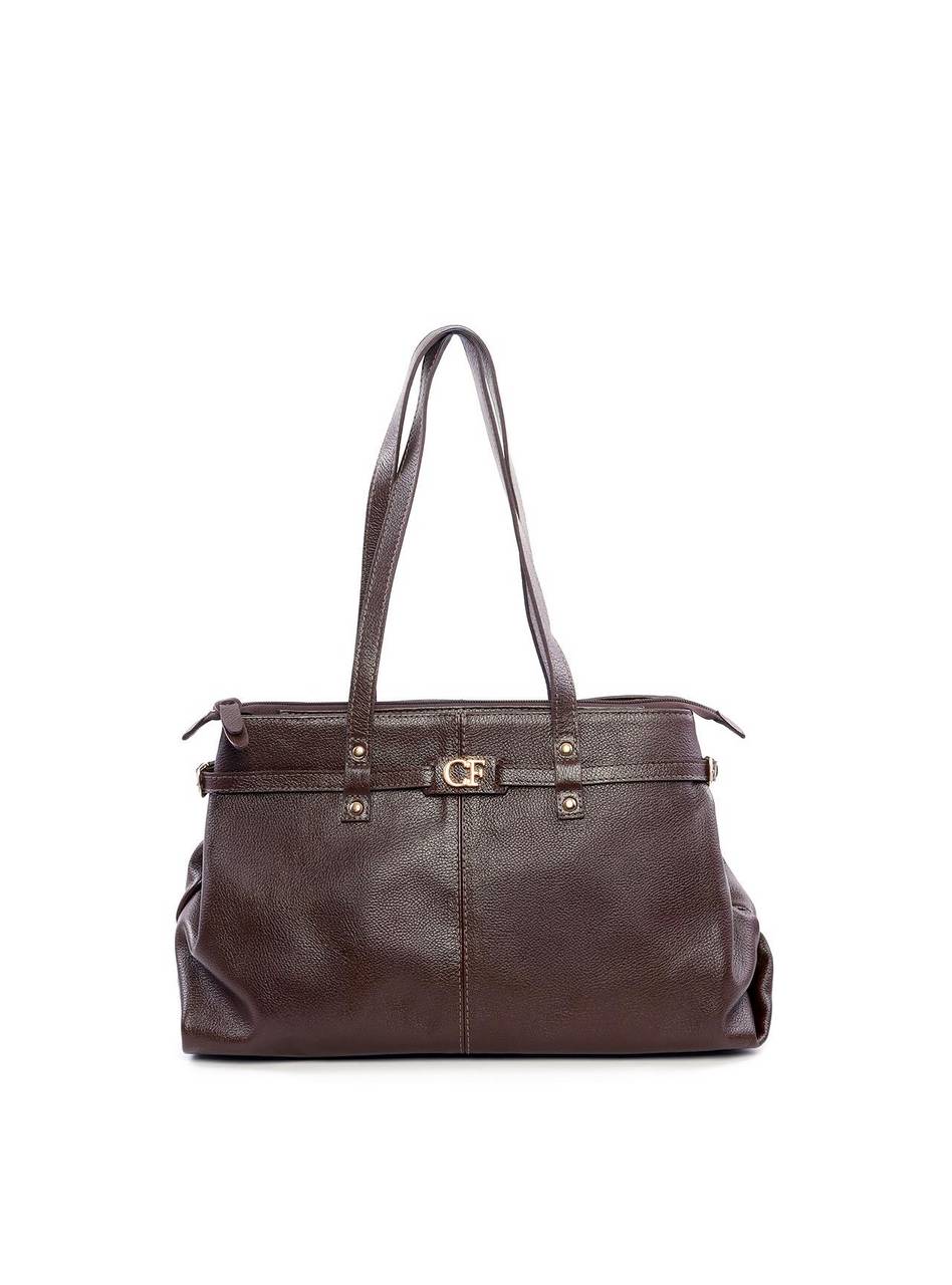 Bolsa Tote com Detalhe de Cinto - Cacau BSI-6165 - CA