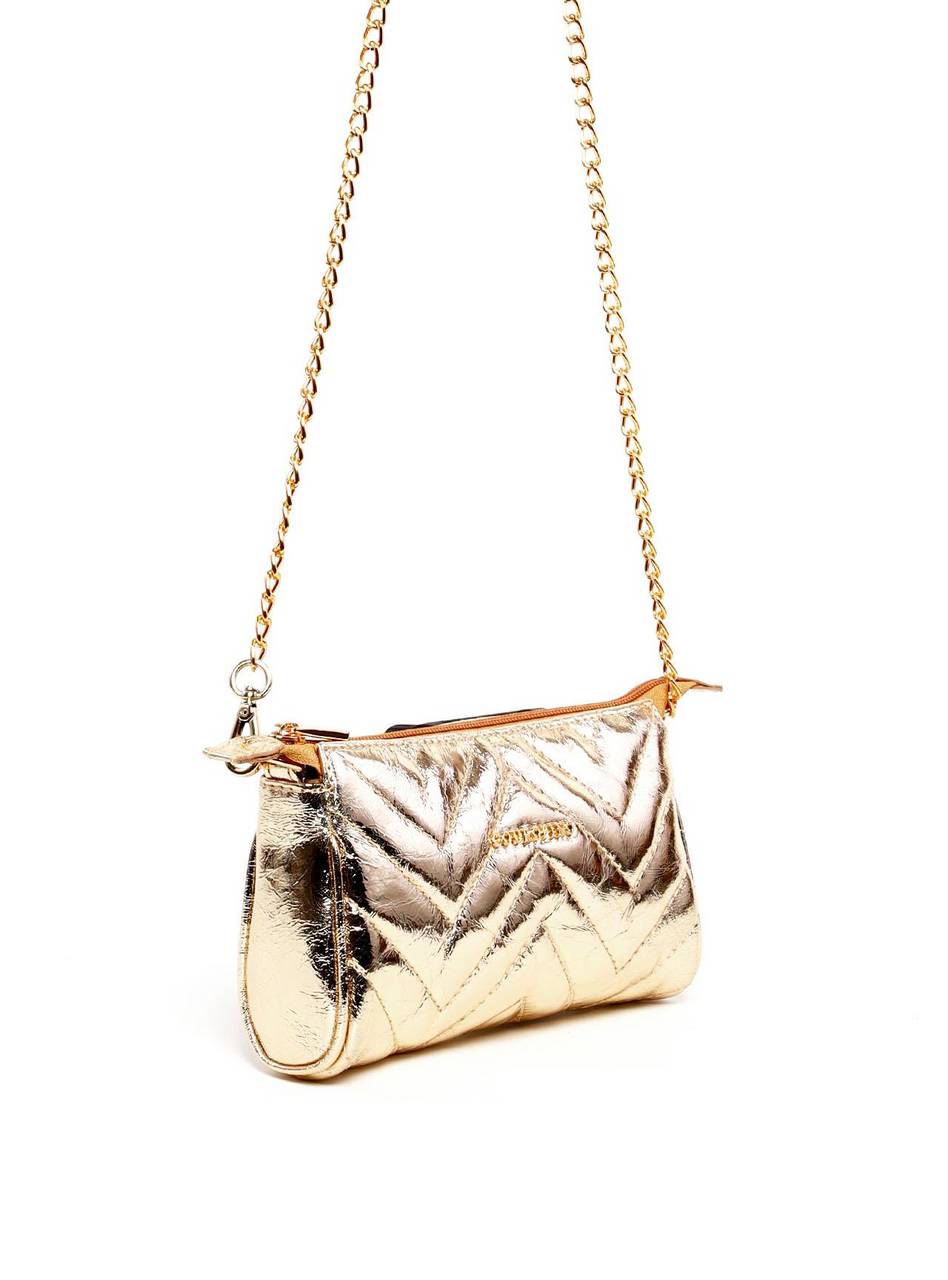 Bolsa Solange Clutch em Matelassê - Ouro BSI-6299 - AU
