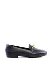 Mocassim com Bridão Retorcido - Preta SP - 12197 - PR