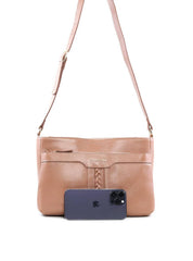 Bolsa Tote Transversal Média com Trança Frontal BSI-6489 - NU