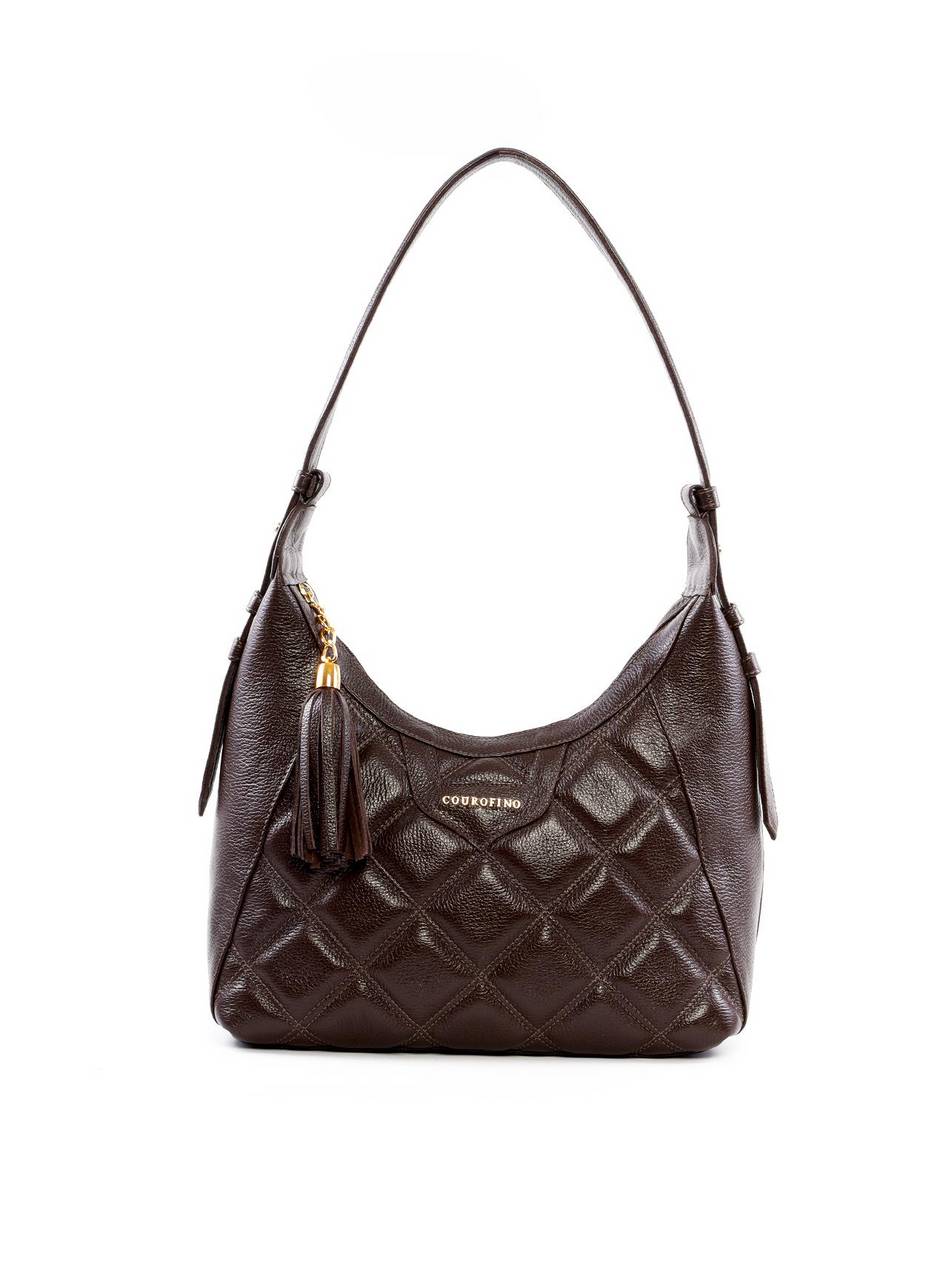 Bolsa Hobo Grande com Detalhe Matelassê e Barbicacho BSI-6486 - CA