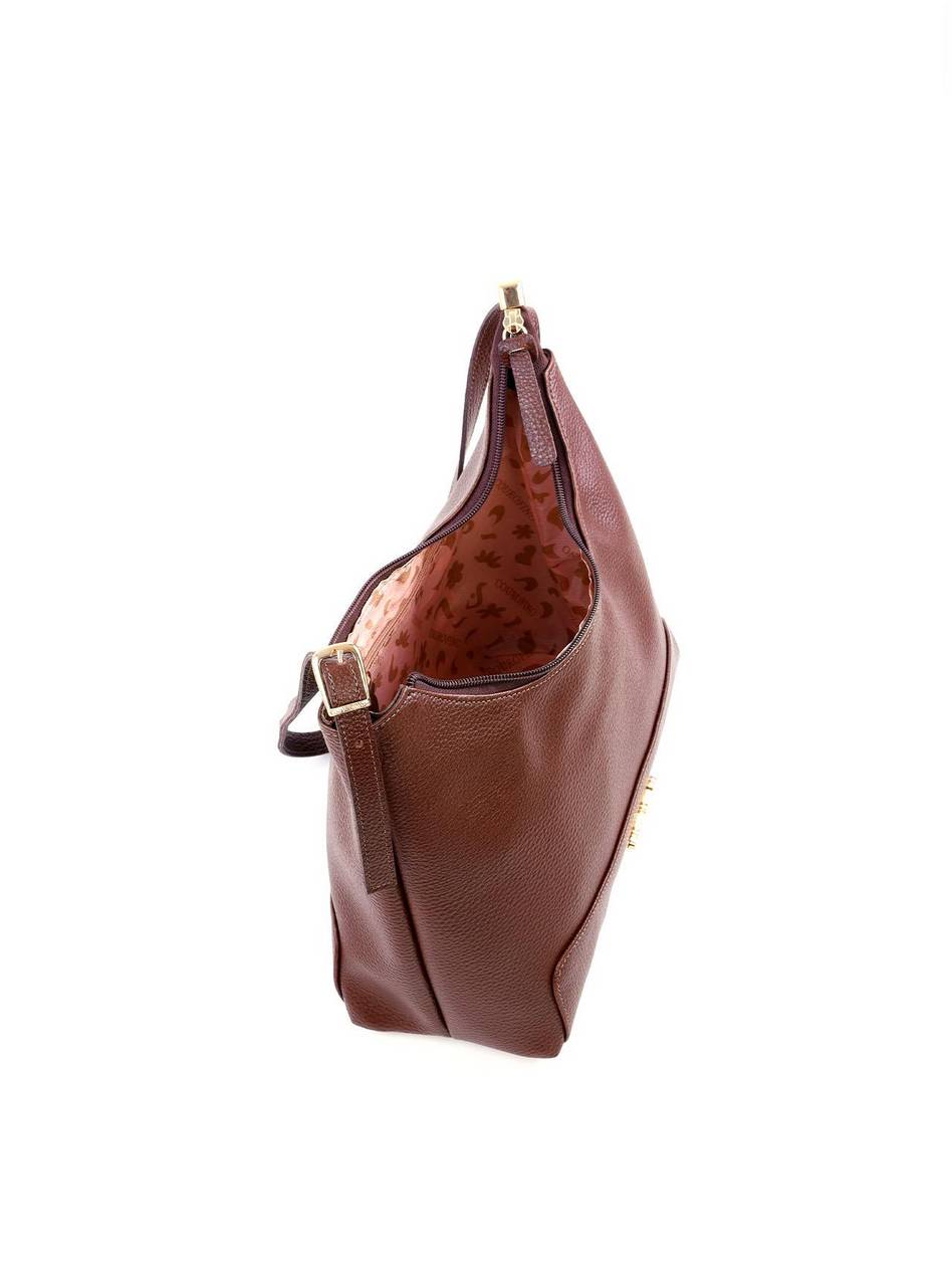 Bolsa Hobo Tiracolo com Alça Ajustável - Cacau BSI-6069 - CA