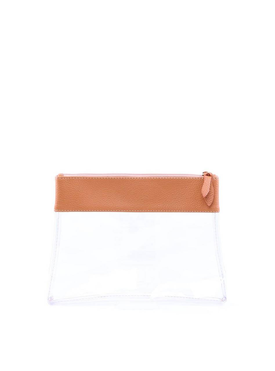 Necessaire Transparente Quadrada Pequena - Nude NSI-148 - NU