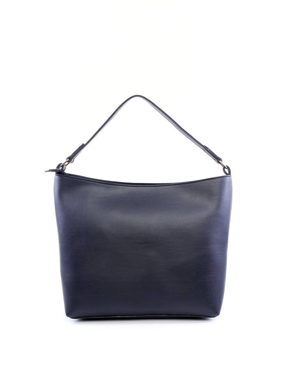 Bolsa Hobo de Mão com Detalhes - Preta BSI-6103 - PR