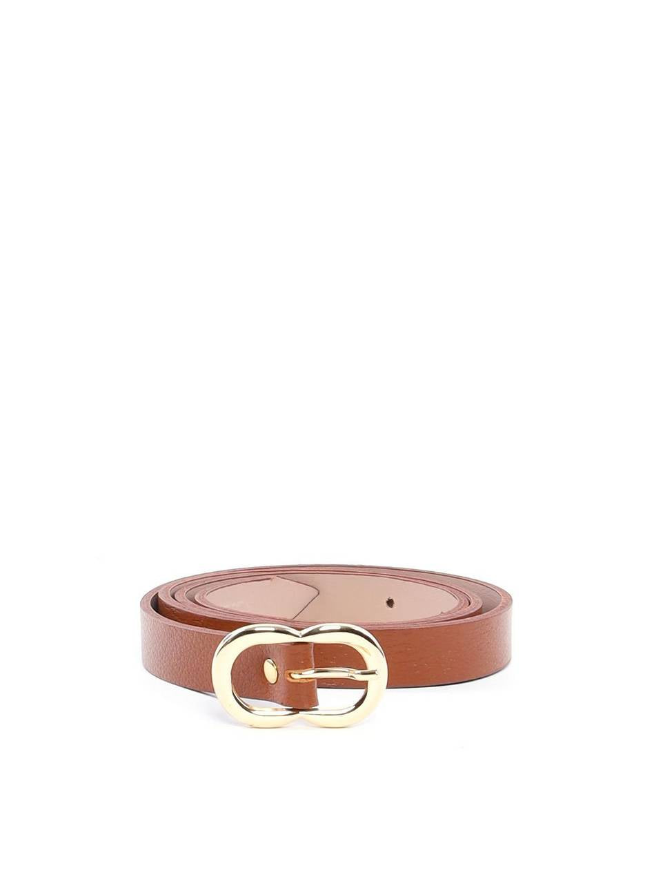 Cinto Feminino em Couro com Fivela Orgânica - Castor CTI-989 - CS