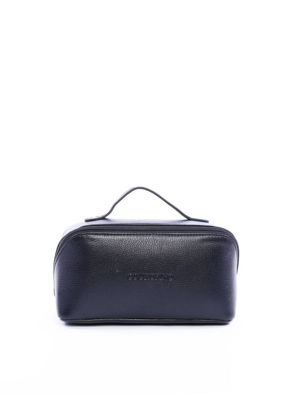 Necessaire Feminina Retangular com Alça de Mão - Preta NSI-139 - PR