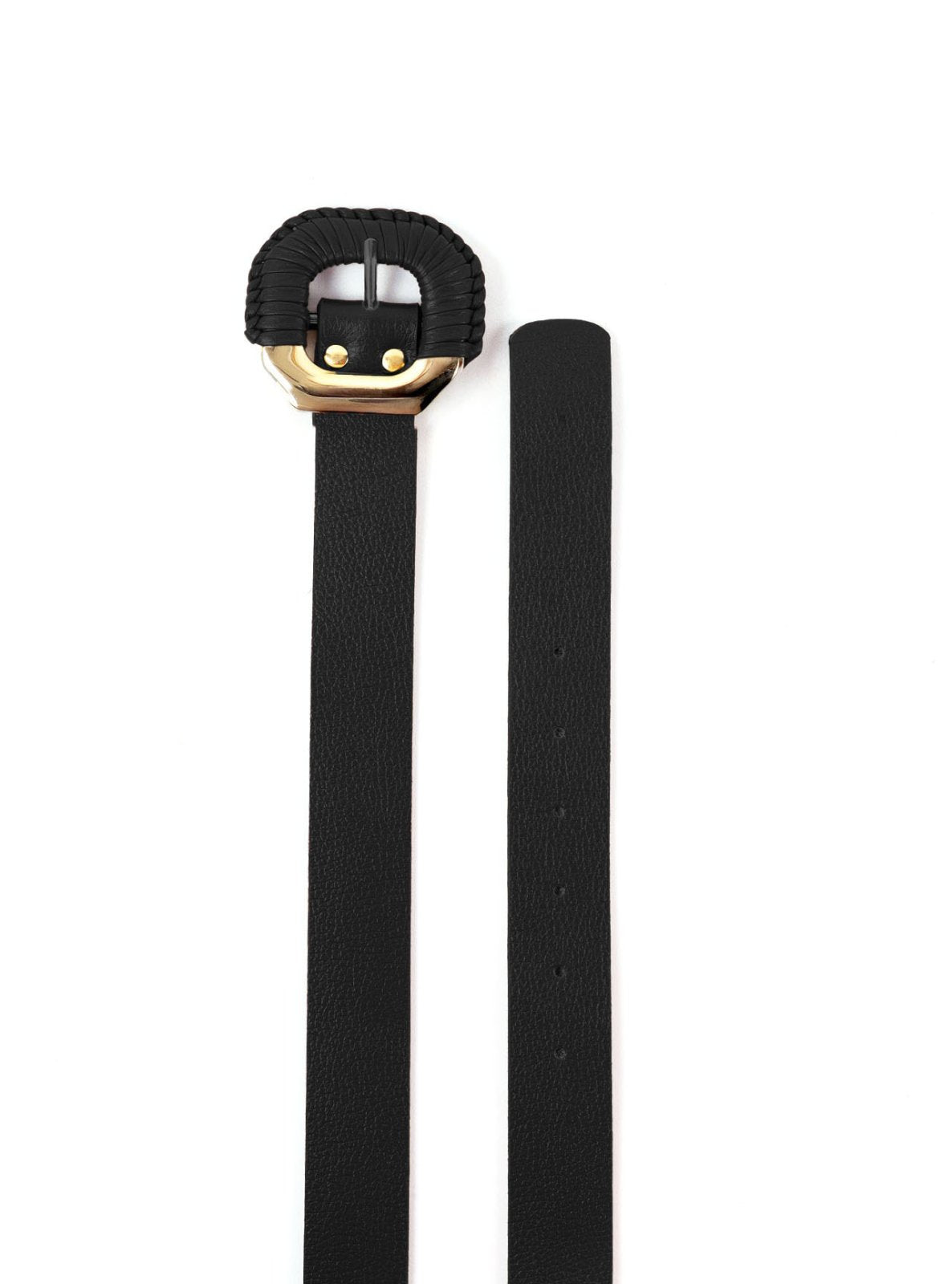 Cinto Largo com Fivela Coberta Trançada CTI-1020 - PR