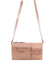Bolsa Transversal Retangular Laço - Nude BSI-6383 - NU