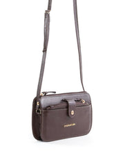 Bolsa Clutch Transversal com Bolso Removível - Cacau BSI-6417 - CA