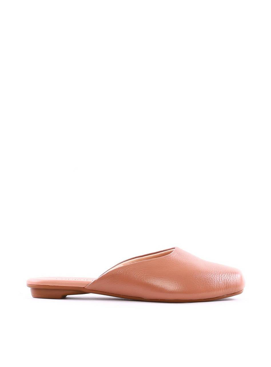 Mule Liso de Bico Quadrado - Nude SD-12089 - NU