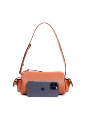Bolsa Baguete Pequena com Bolsos Laterais - Cacau BSI-6447 - CA