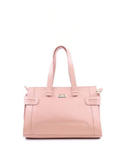 Bolsa Tote com Zipper Frontal e Pingentes - Nude BSI-5876 - NU