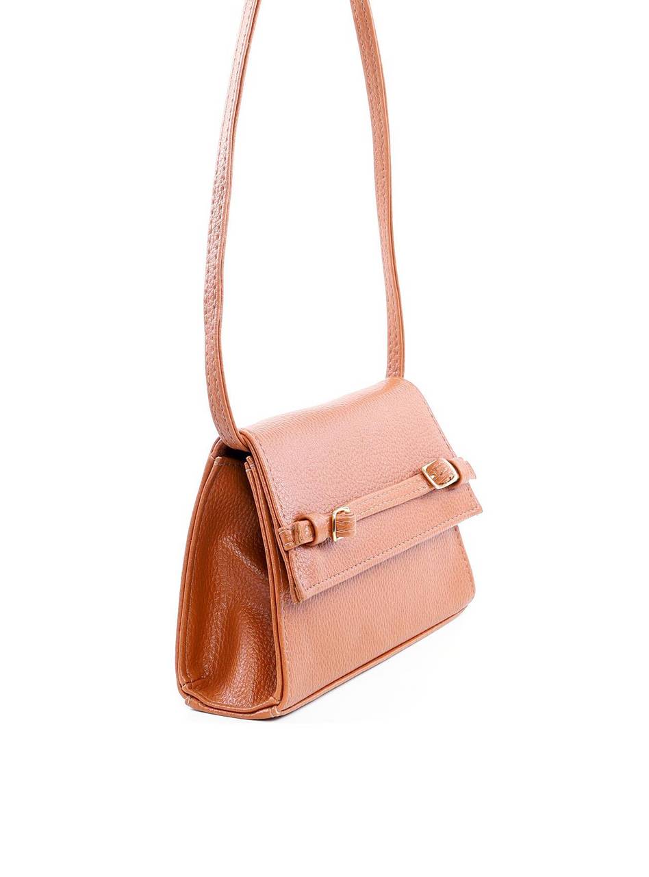 Bolsa Satchel Transversal com Fivelas - Castor BSI-6112 - CS