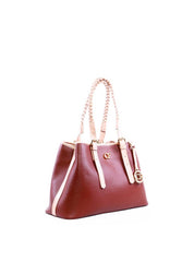 Bolsa Jace Bucket Alça Trançada - Cacau BSI-6315 - CA