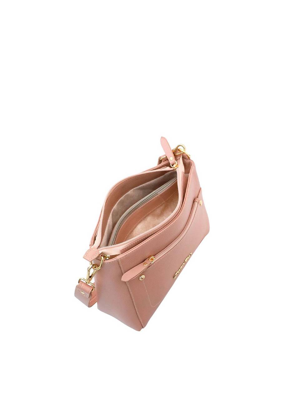 Bolsa Tote Média Tiracolo Removível Nude BSI-5689 - NU