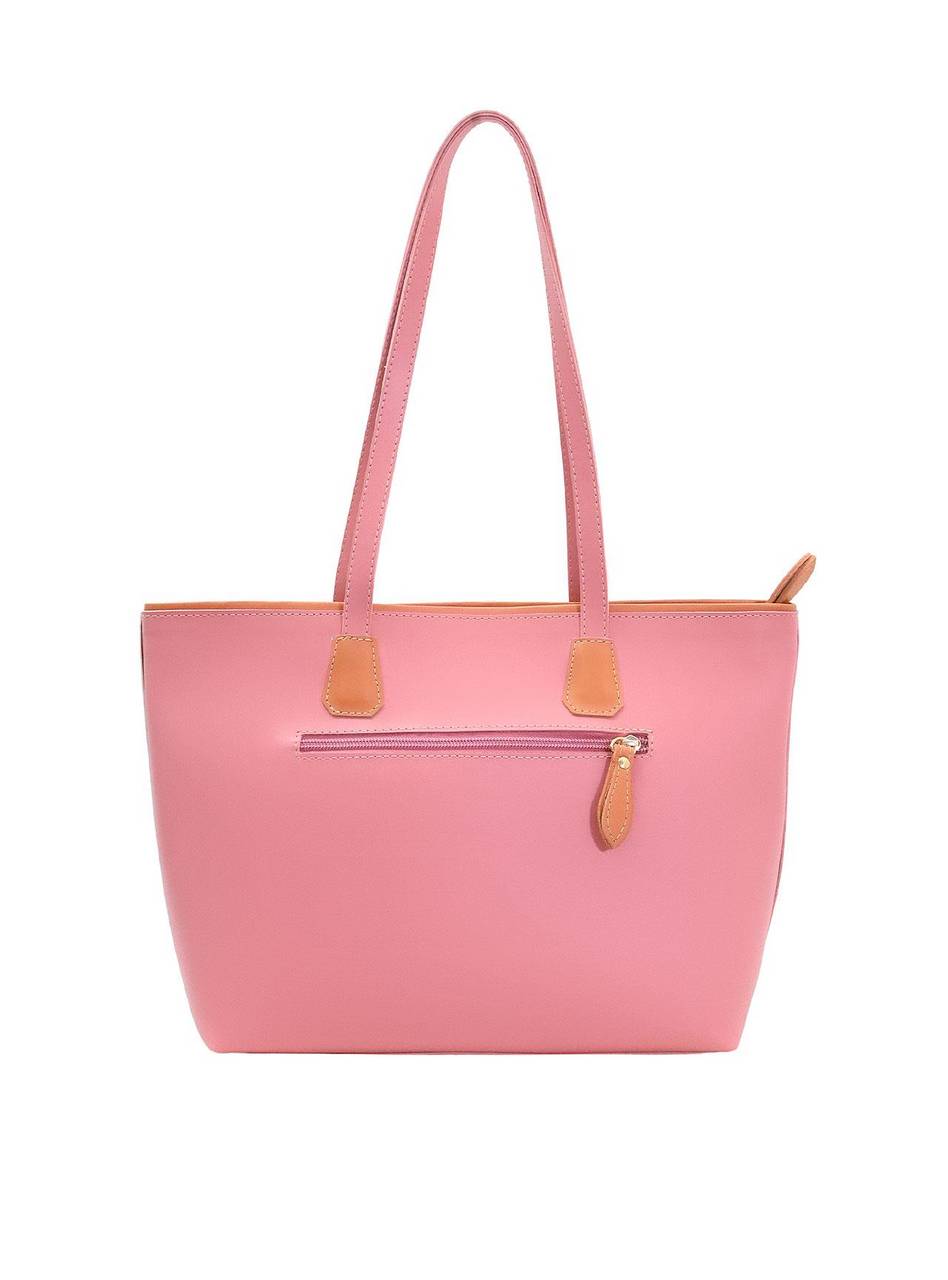 Bolsa Shopper Média Tiracolo Transversal Rosa BSI-5678 - RS