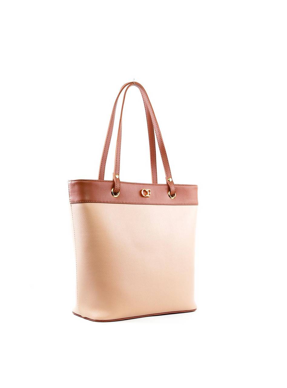Bolsa Shopper Grande com Ilhós - Nude BSI-6460 - NU