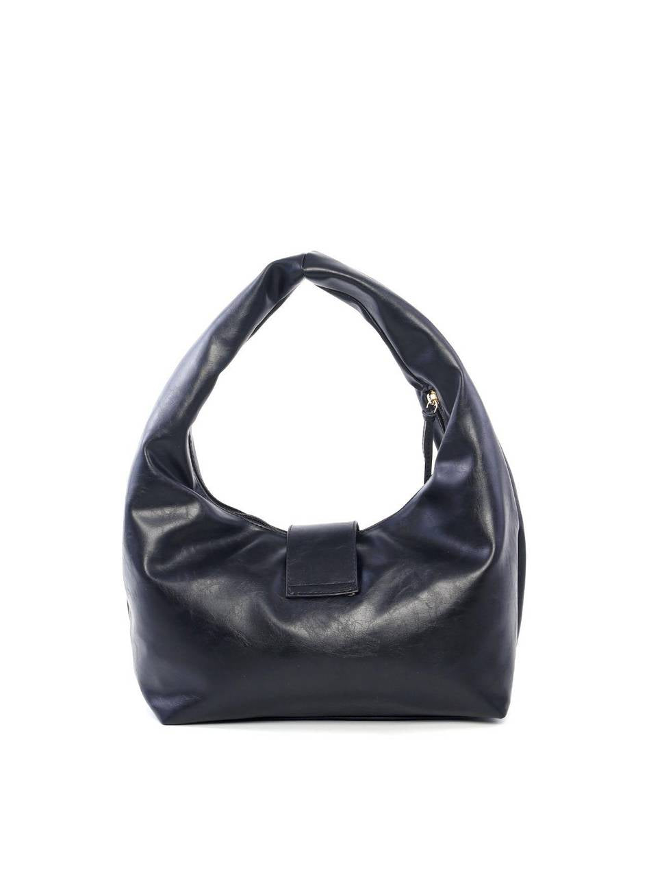 Bolsa Hobo com Placa CF - Preta BSI-6170 - PR