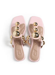 Sandália Feminina Rasteira Maxi - Rosa SDI-11564 - RS