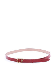 Cinto Feminino em Couro com Passador - Vermelha CTI-978 - VE