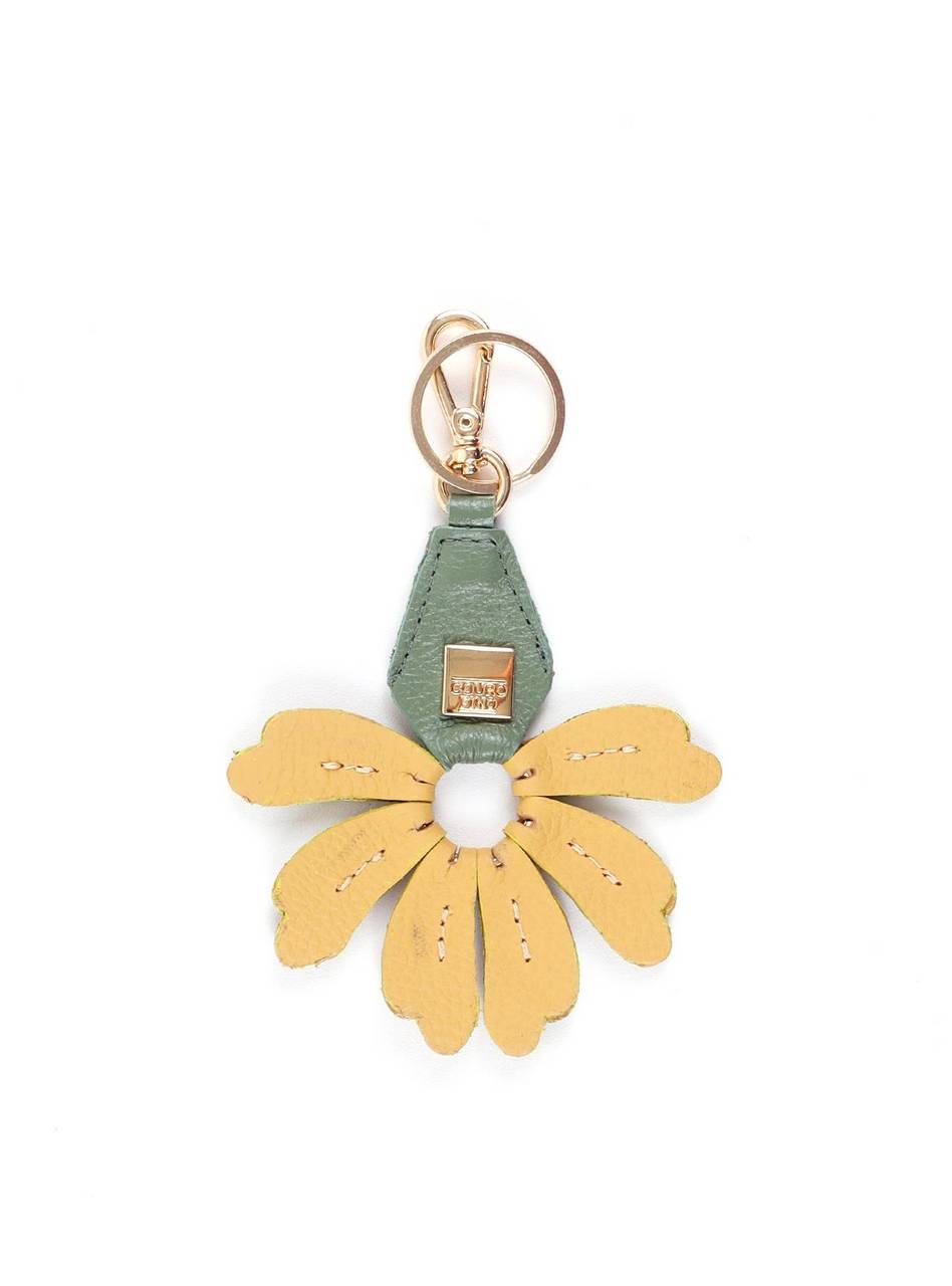 Chaveiro de Couro em Flor com Mosquetão - Diverso CVI-169 - DV