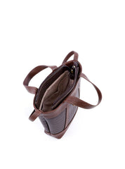 Bolsa Tote com Alça Dupla Geométrica - Cacau BSI-6061 - CA