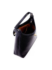 Bolsa Hobo Grande com Fecho Giratório - Preta BSI-6294 - PR