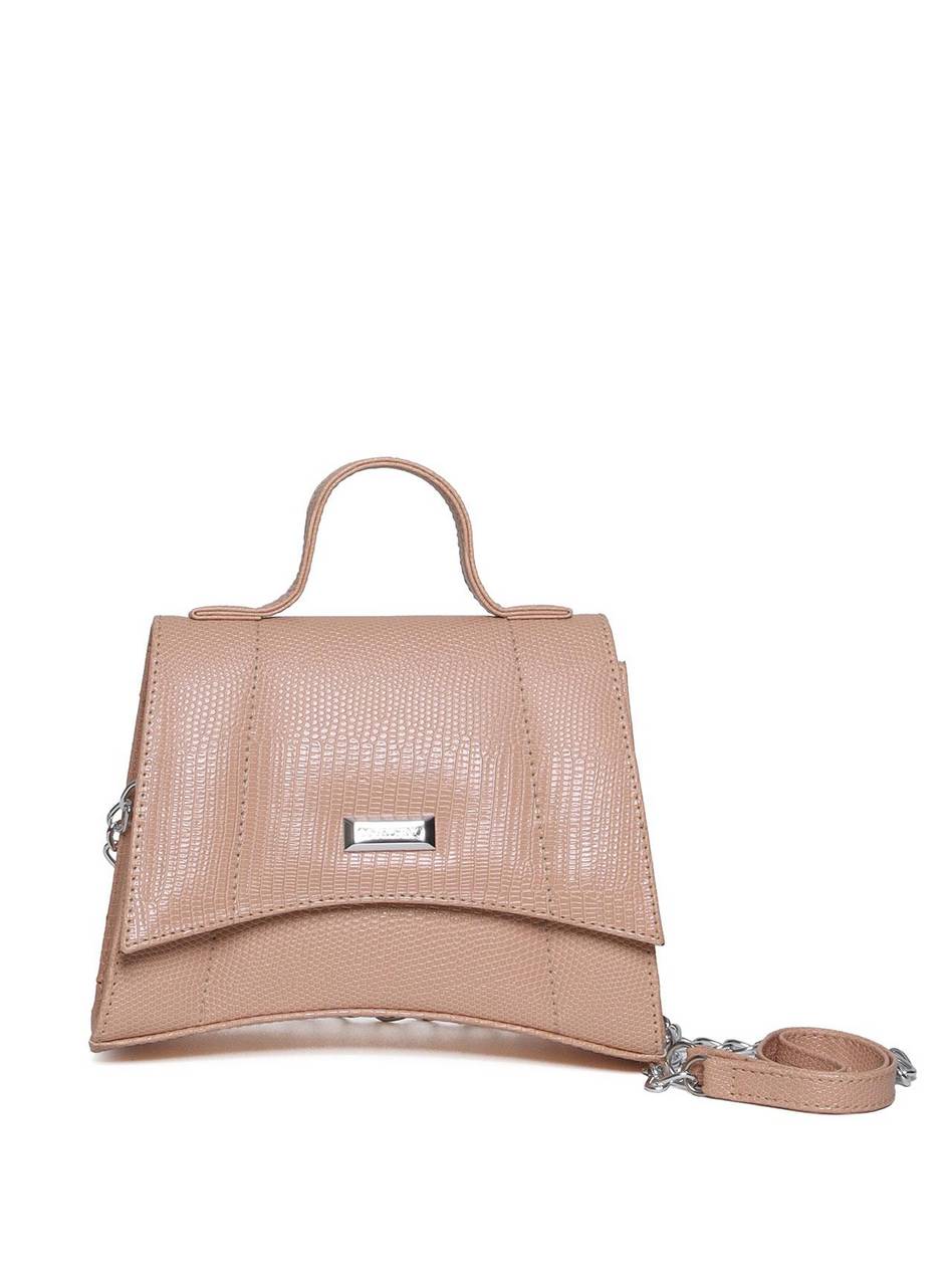 Bolsa Hobo Tampa Fecho Pequeno Nude BSI-5485 - NU