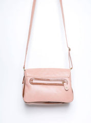Bolsa Feminina Saddle Transversal Couro Nude BSI-3686 - NU