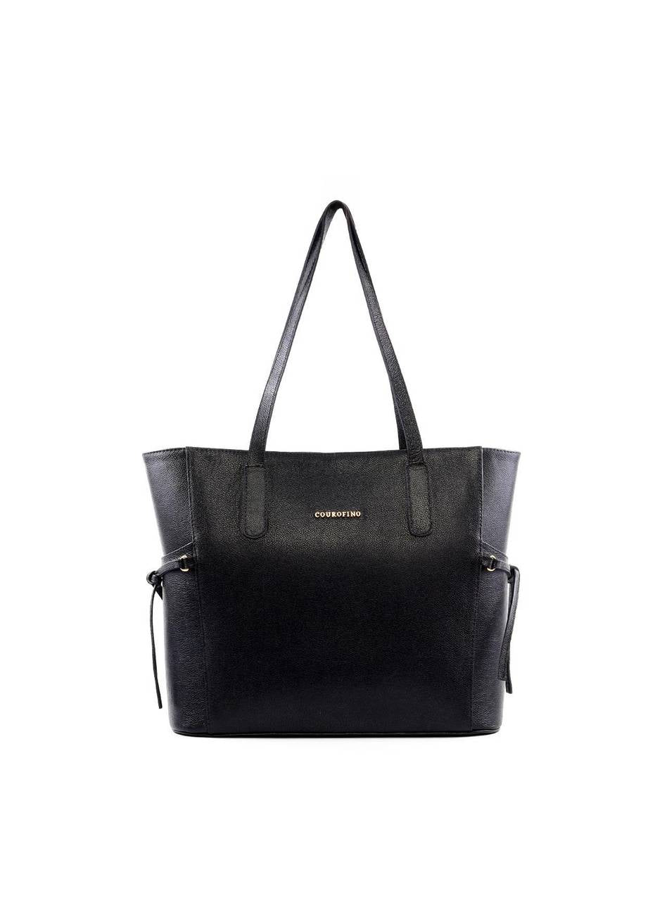 Bolsa Tote Grande com Bolso Lateral e Amarração BSI-6493 - PR