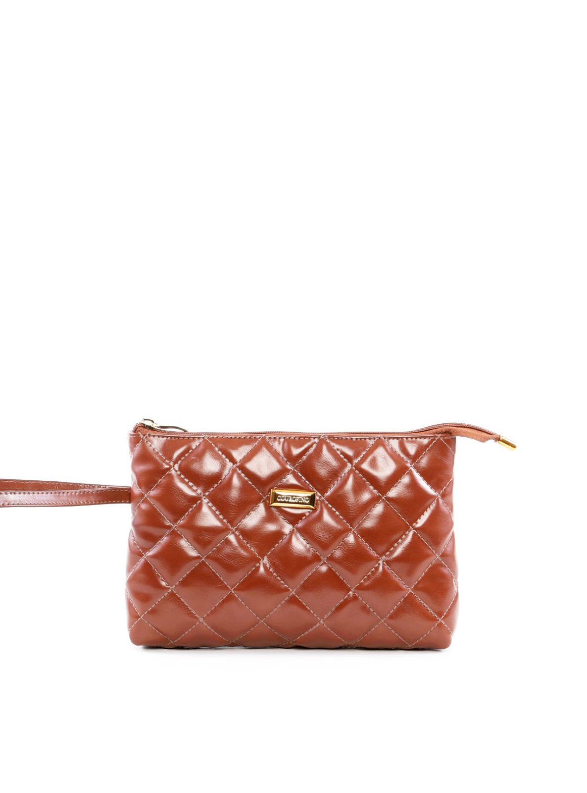 Necessaire Feminina Quadrada em Matelassê - Castor NSI-174 - CS