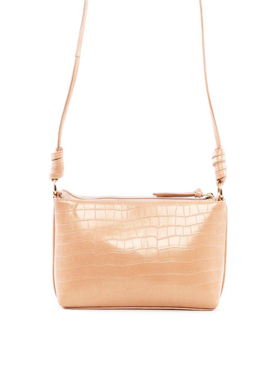 Bolsa Tote Pequena com Nó - Nude BSI-6446 - NU
