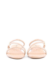 Rasteiras Comfort Tiras Finas com Strass - Nude SDI-11920 - NU