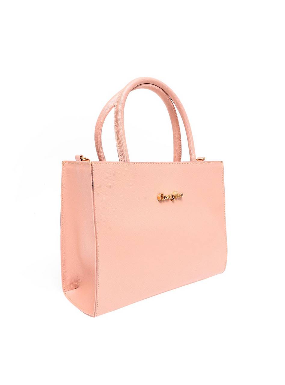 Bolsa Tote Mão Média Quadrada Nude BSI-4415 - NU